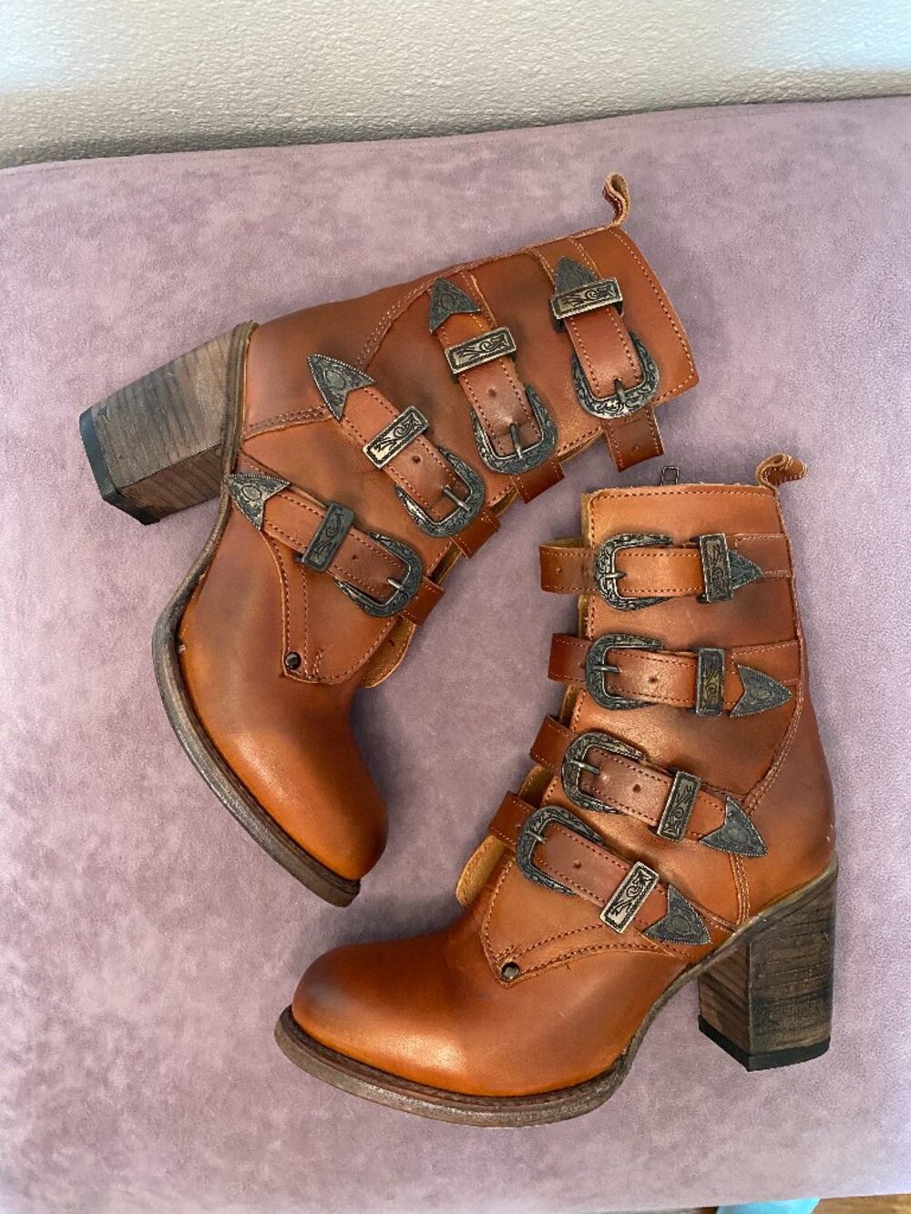 Freebird Belladonna Boot in Whiskey - Size 8